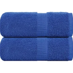 vidaXL Washandjes FROGN 2 st 30x30 cm 360 g/m² blauw