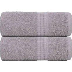 vidaXL Washandjes FROGN 2 st 30x30 cm 360 g/m² grijs