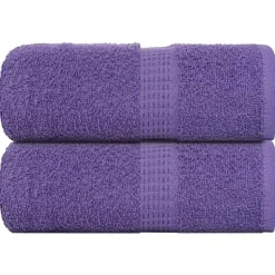 vidaXL Washandjes FROGN 2 st 30x30 cm 360 g/m² paars