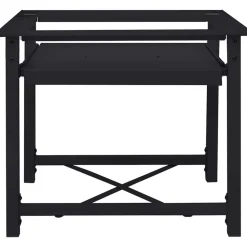 vidaXL Wasmachine Pedestal Zwart 60 x 56 x 52 cm Staal