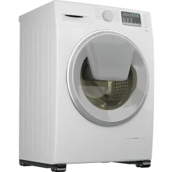 vidaXL Wasmachinebasis 2 pcs Zwart 72 x 5 x 4,5 cm Roestvrij staal