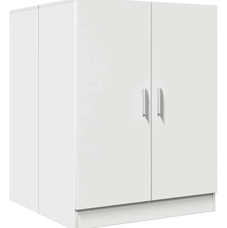 vidaXL Wasmachinekast 71x71,5x91,5 cm wit