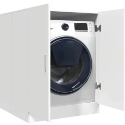 vidaXL Wasmachinekast 71x71,5x91,5 cm wit