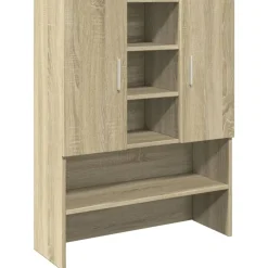vidaXL Wasmachinekast 70,5x24x90 cm sonoma eikenkleurig