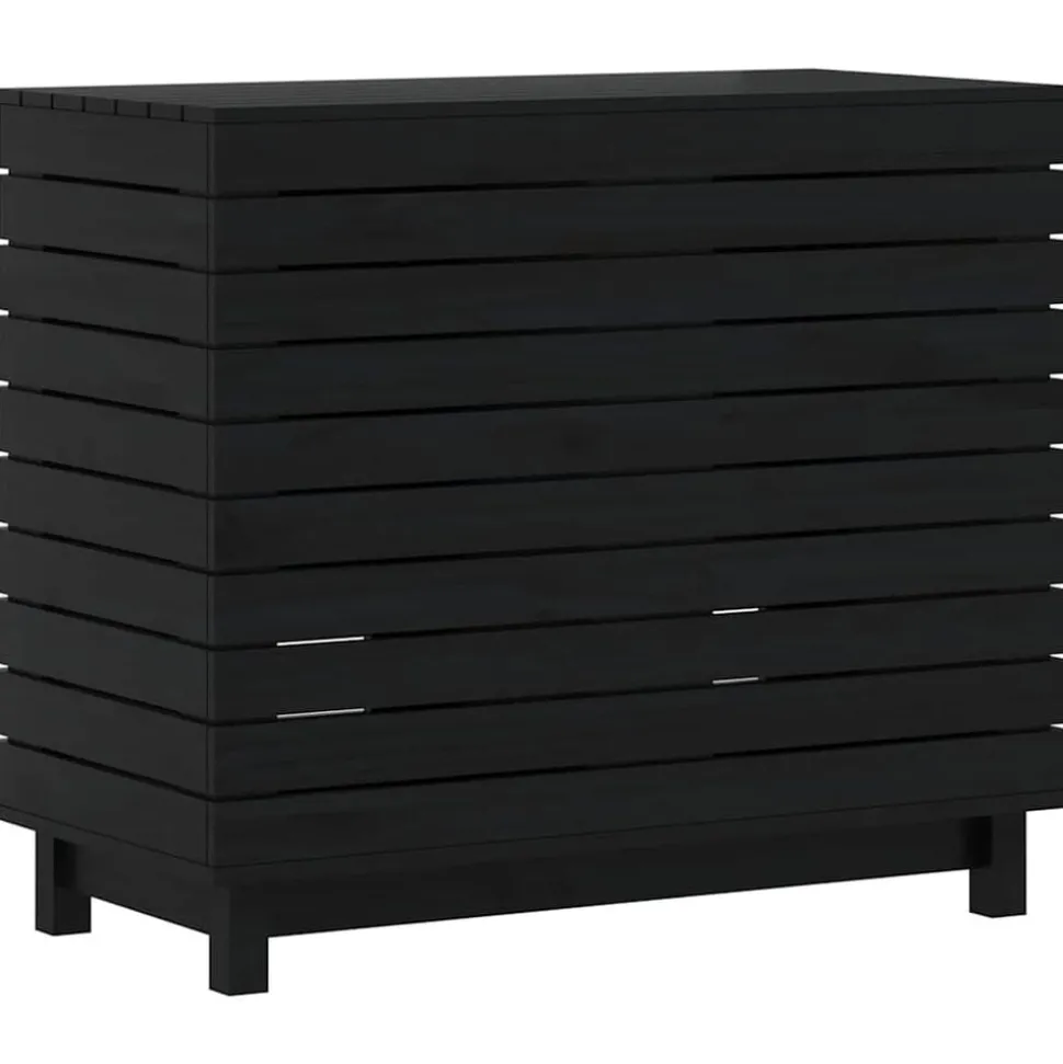 vidaXL Wasmand 88,5x44x76 cm massief grenenhout