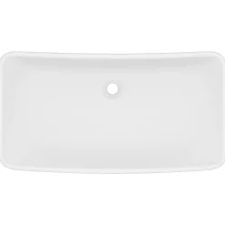 vidaXL Wastafel rechthoekig 71x38 cm keramiek matwit