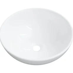 vidaXL Wastafel Wit 28x28x10 cm Keramiek