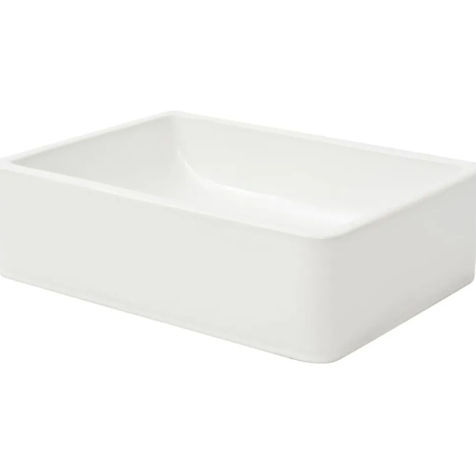 vidaXL Wastafel wit 41x30x12 cm keramiek