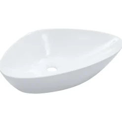vidaXL Wastafel 58,5x39x14 cm keramiek wit