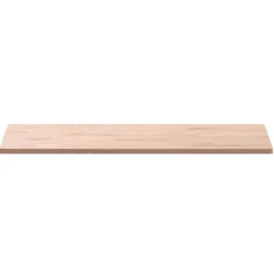 vidaXL Wastafelblad 80x40x1,5 cm massief beukenhout