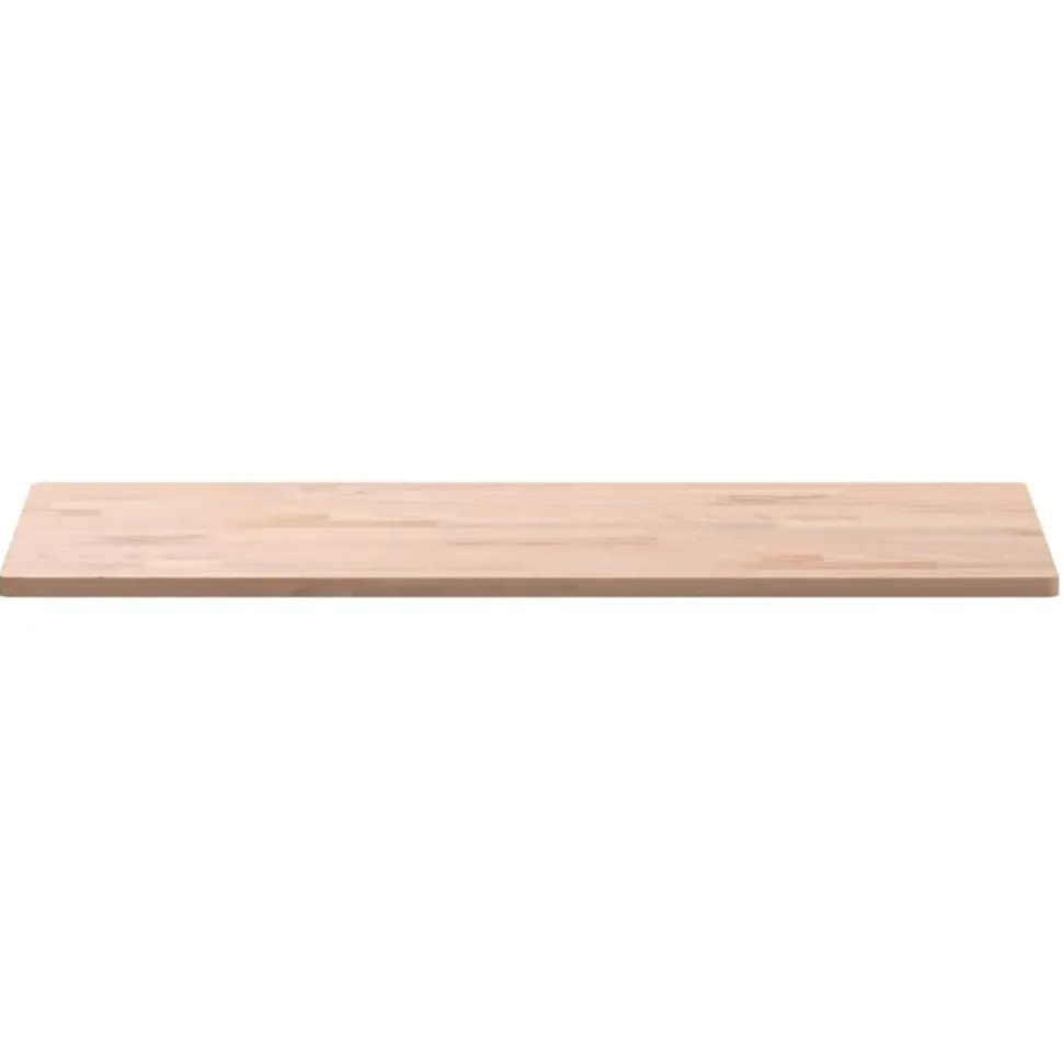 vidaXL Wastafelblad 80x40x1,5 cm massief beukenhout
