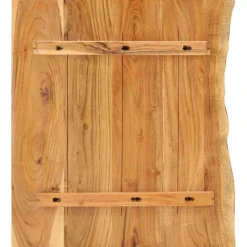 vidaXL Wastafelblad 58x52x2,5 cm massief acaciahout