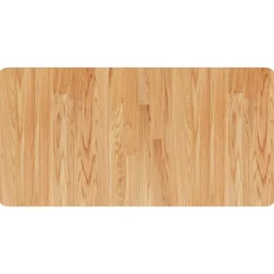 vidaXL Wastafelblad 80x40x1,5cm behandeld massief hout lichtbruin