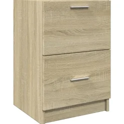 vidaXL Wastafelkast 40x37x59 cm bewerkt hout sonoma eikenkleurig