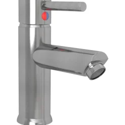 vidaXL Wastafelkraan 130x176 mm zilverkleurig