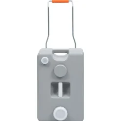 vidaXL Watertank op wielen 25 L grijs
