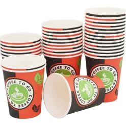 vidaXL Wegwerp koffiebekers papier 240 ml (8 oz) 1000 st