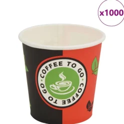 vidaXL Wegwerp koffiebekers papier 120 ml (4 oz) 1000 st