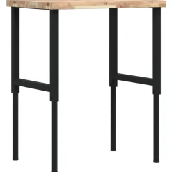 vidaXL Werkbank rechthoekig 80x60x(73-99,5) cm massief acaciahout