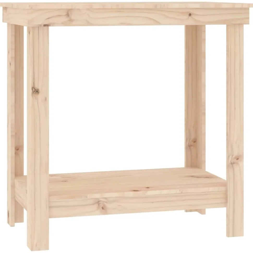 vidaXL Werkbank 80x50x80 cm massief grenenhout