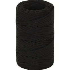 vidaXL Werktouw 2 mm 25 m polyester zwart