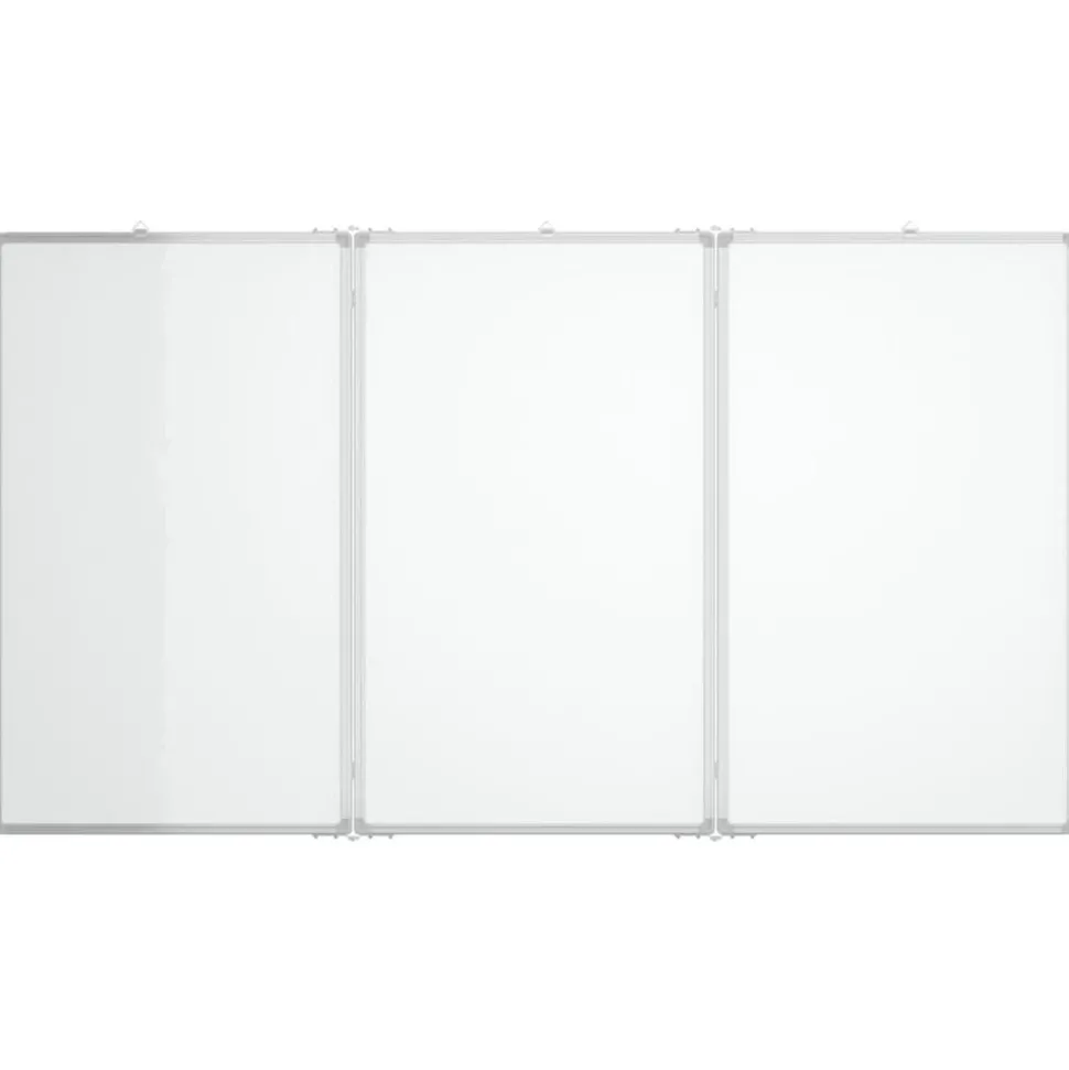 vidaXL Whiteboard magnetisch inklapbaar 120x80x1,7 cm aluminium