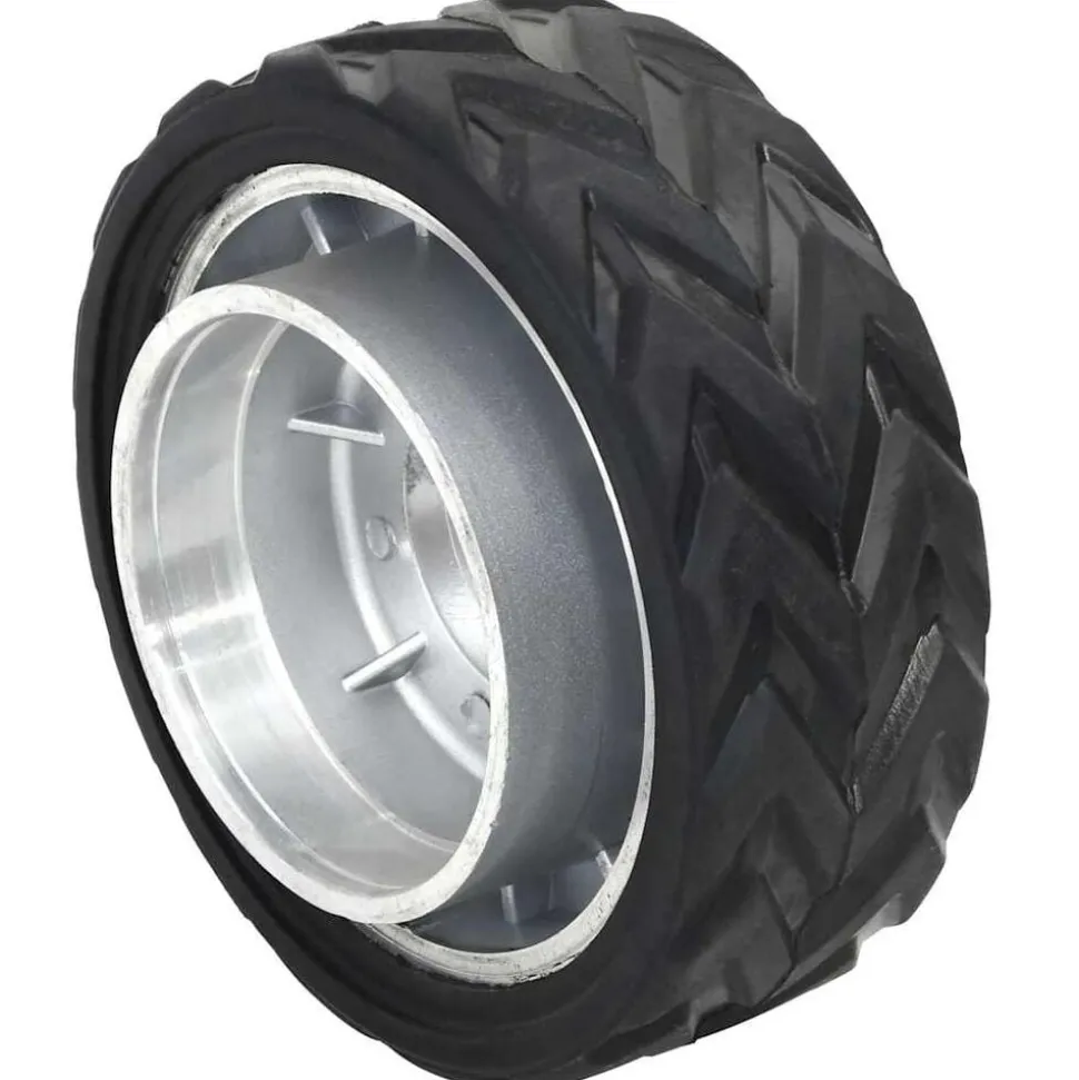 vidaXL Wiel voor neuswiel Ø19,5x10 cm massief aluminium en rubber