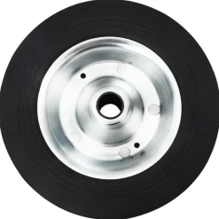 vidaXL Wiel voor stuurwiel Ø20x5 cm massief rubber en staal