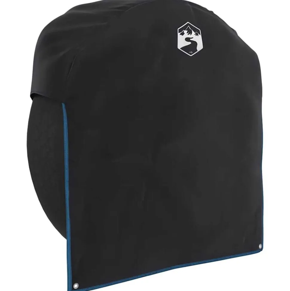vidaXL Wieldop Zwart en Blauw 108 x 76 cm oxford