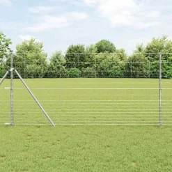 vidaXL Wilde Hek Warm Verzinkt 1000 x 120 x 0,18 cm IJzer