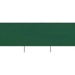 vidaXL Windscherm 3-panelen 400x120 cm stof groen