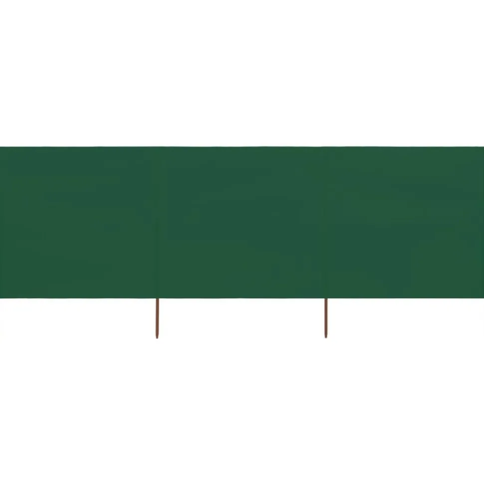 vidaXL Windscherm 3-panelen 400x120 cm stof groen
