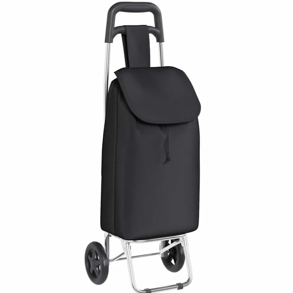 vidaXL Winkel trolley Zwart 35 x 28 x 92 cm Oxford stof