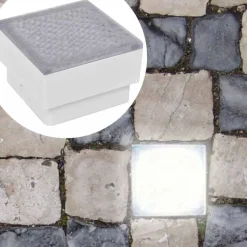 vidaXL 2x LED-lamp verzonken 100x100x68 mm