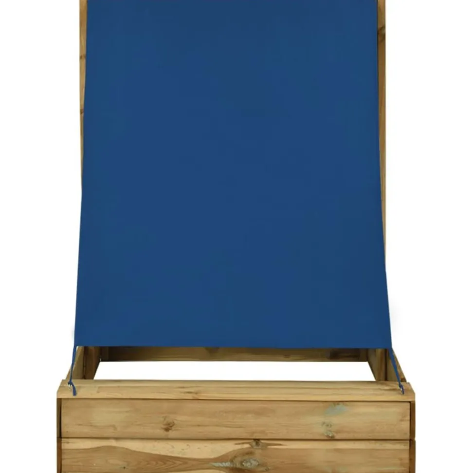 vidaXL Zandbak met dak 160x100x133 cm geïmpregneerd grenenhout