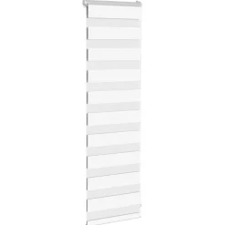 vidaXL Zebra rolgordijn 40x100 cm stofbreedte 35,9 cm marmerbeige