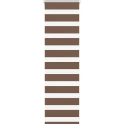 vidaXL Zebra rolgordijn 40x100 cm stofbreedte 35,9 cm polyester bruin