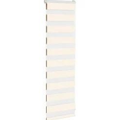 vidaXL Zebra rolgordijn 40x100 cm stofbreedte 35,9 cm marmerbeige