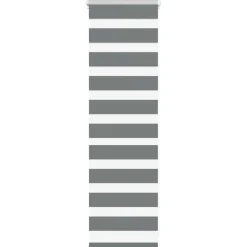 vidaXL Zebra rolgordijn 40x100 cm stofbreedte 35,9 cm donkergrijs