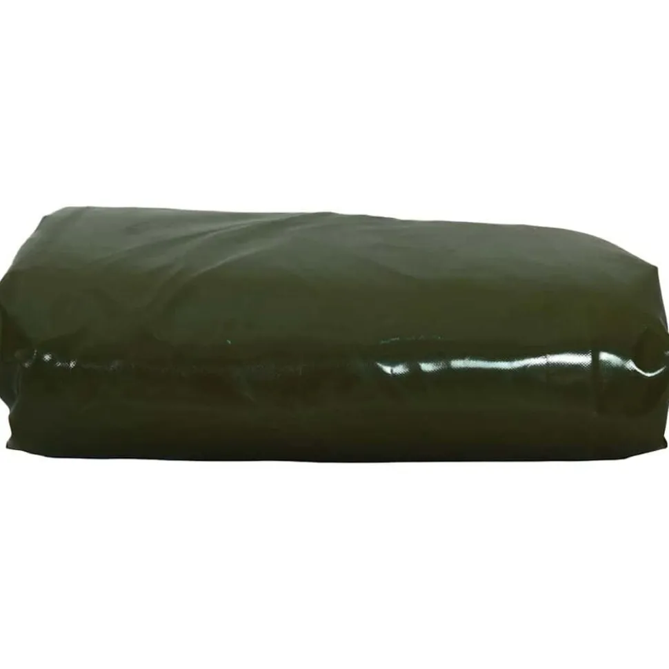 vidaXL Zeil 650g / m² Olijf Groen 2 x 3 m Canvas met PVC-coating