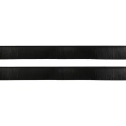 vidaXL Zelfklevende Deurborstels 2 pcs Zwart 100 cm Aluminium Legering