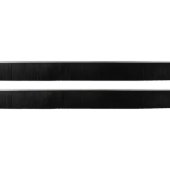 vidaXL Zelfklevende Deurborstels 2 pcs Zilver 100 cm
