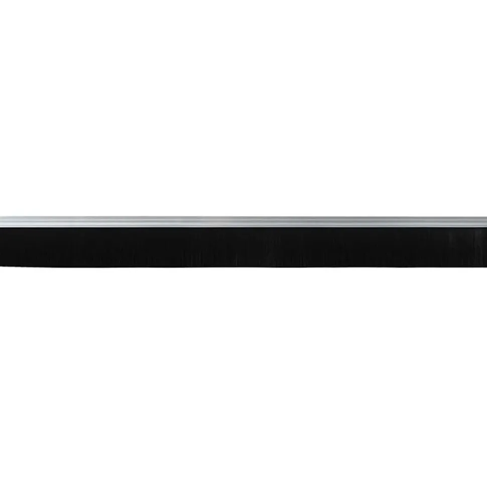 vidaXL Zelfklevende Deurborstels 2 pcs Zilver 100 cm