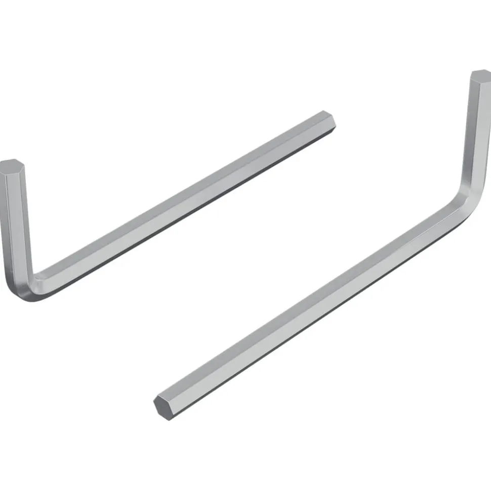 vidaXL Zeskantsleutel 2 pcs Zilver 32 x 86 mm Staal