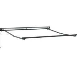 vidaXL Zijde Frame Verstelbaar Antraciet 3 x 2,5 m Staal