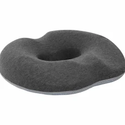 vidaXL Zitkussen Éénkleurig Donkergrijs 42 x 36,5 x 8 cm Traagschuim