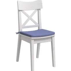 vidaXL Zitkussens 4 pcs Jeans Blauw 40 x 40 x 3 cm Stof