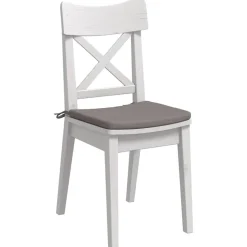 vidaXL Zitkussens 4 pcs Taupe 40 x 40 x 3 cm Stof