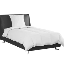 vidaXL Zomer Dekbed met kussen 2 pcs Wit Donsveertjes