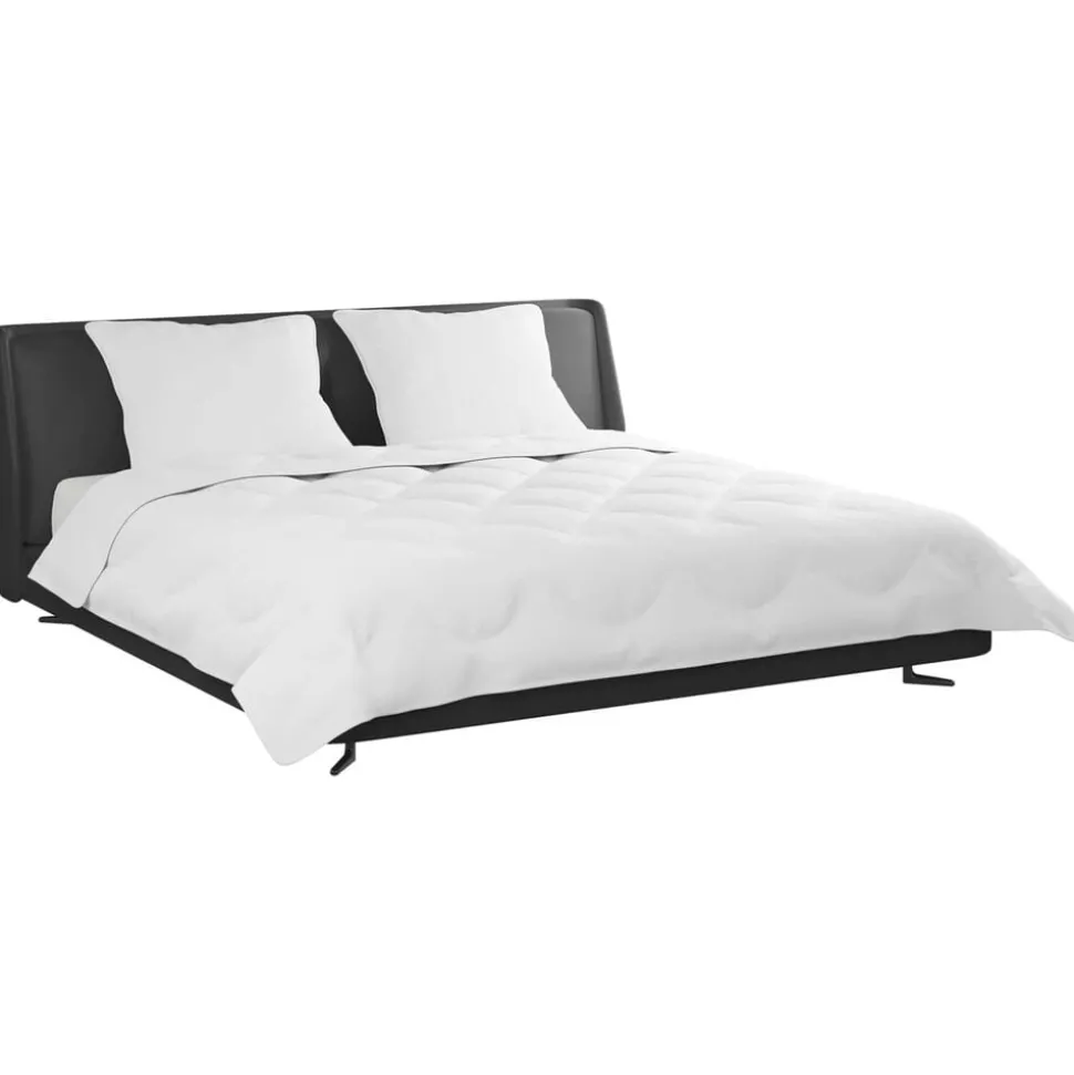 vidaXL Zomer Dekbed met kussen 3 pcs Wit Microfibre